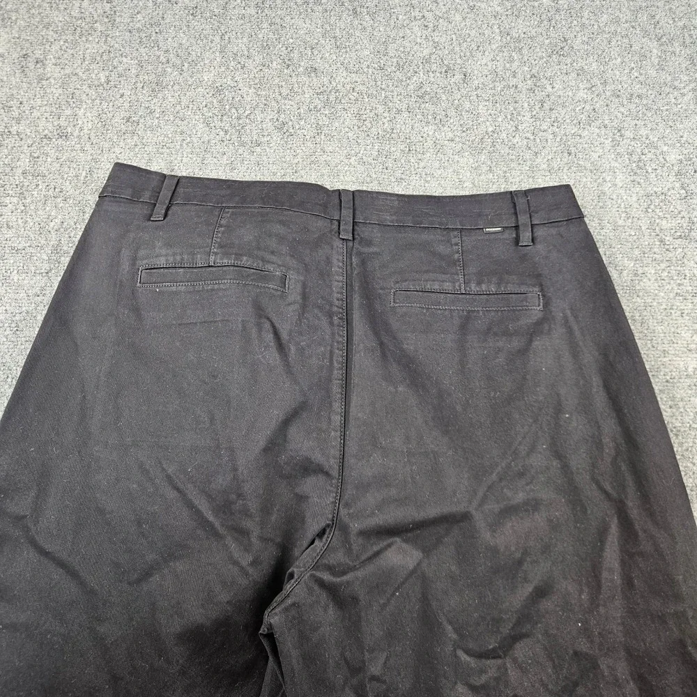 NWT‎ Dockers Blake Chino Black High Straight Pants Mens 34 Stretch Cotton